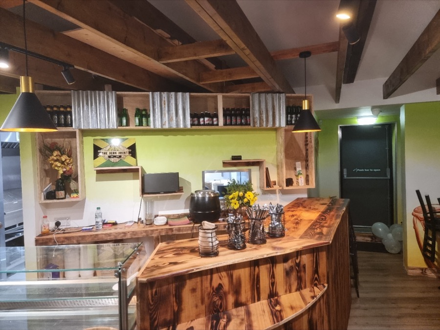 Inside The Jerk Joint restaurant in Hoddesdon
