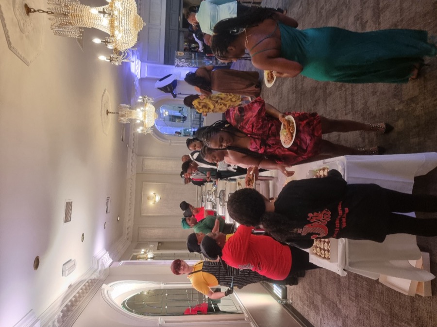 Catering service at a private event