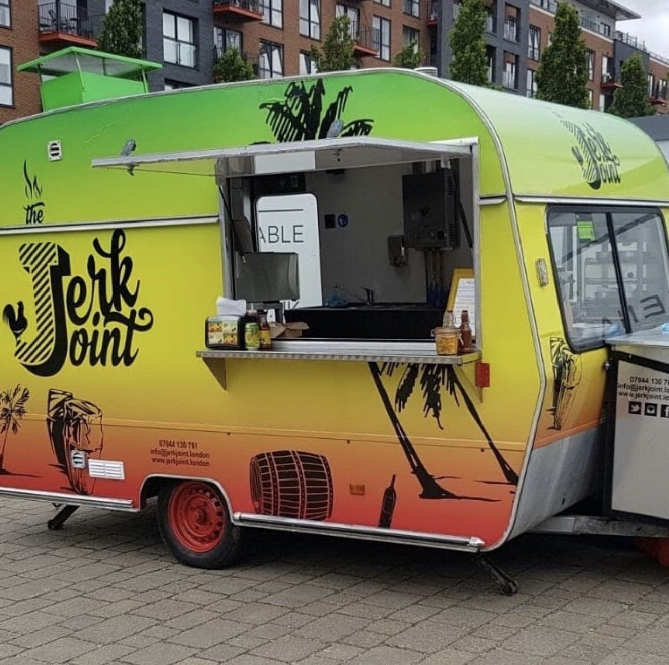 The Jerk Joint food van ready for events